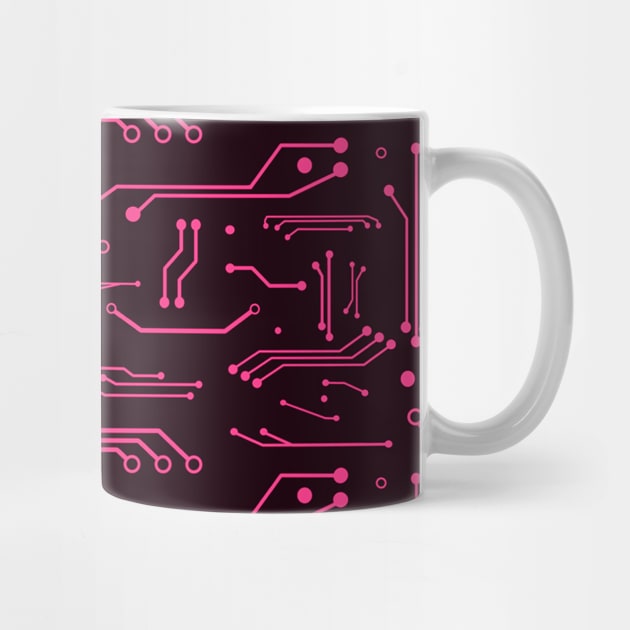 Pink Circuits by Firestorm Fox